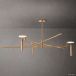 Maderno Clouded Alabaster Round Chandelier 60"