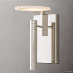 Maderno Clouded Alabaster Dome Wall Sconce