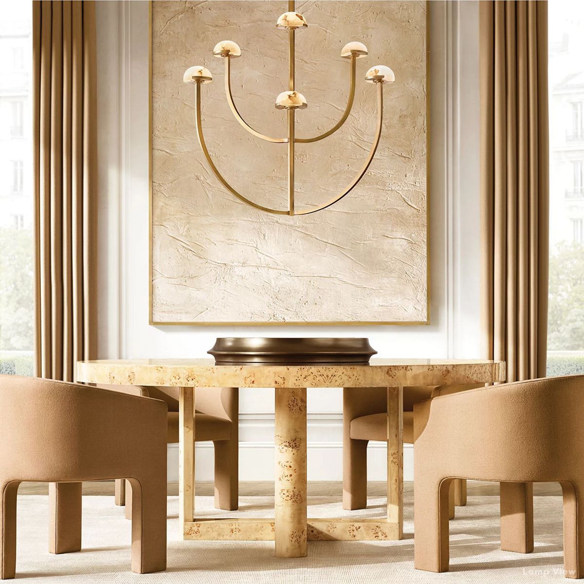 Perael Modular Dome Round Chandelier 40"
