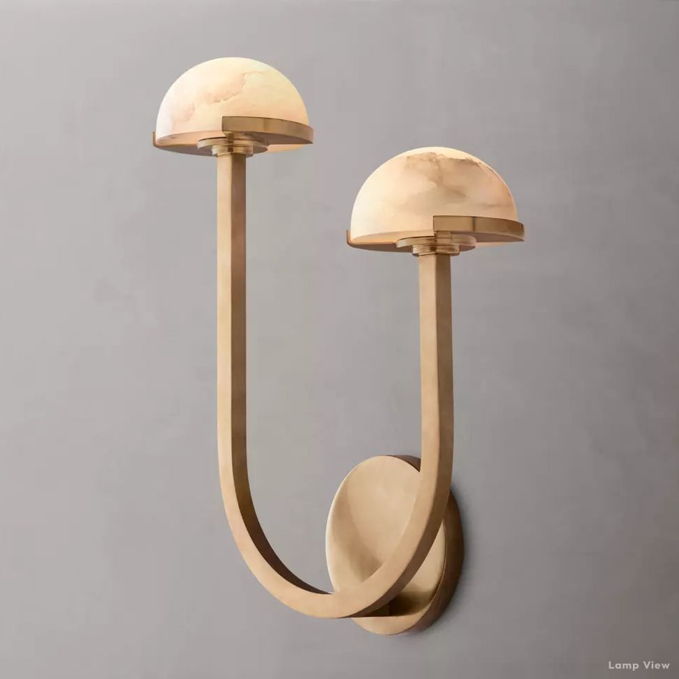 Perael Modular Dome Double Wall Sconce