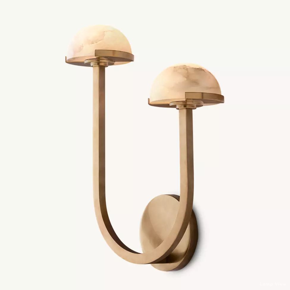 Perael Modular Dome Double Wall Sconce