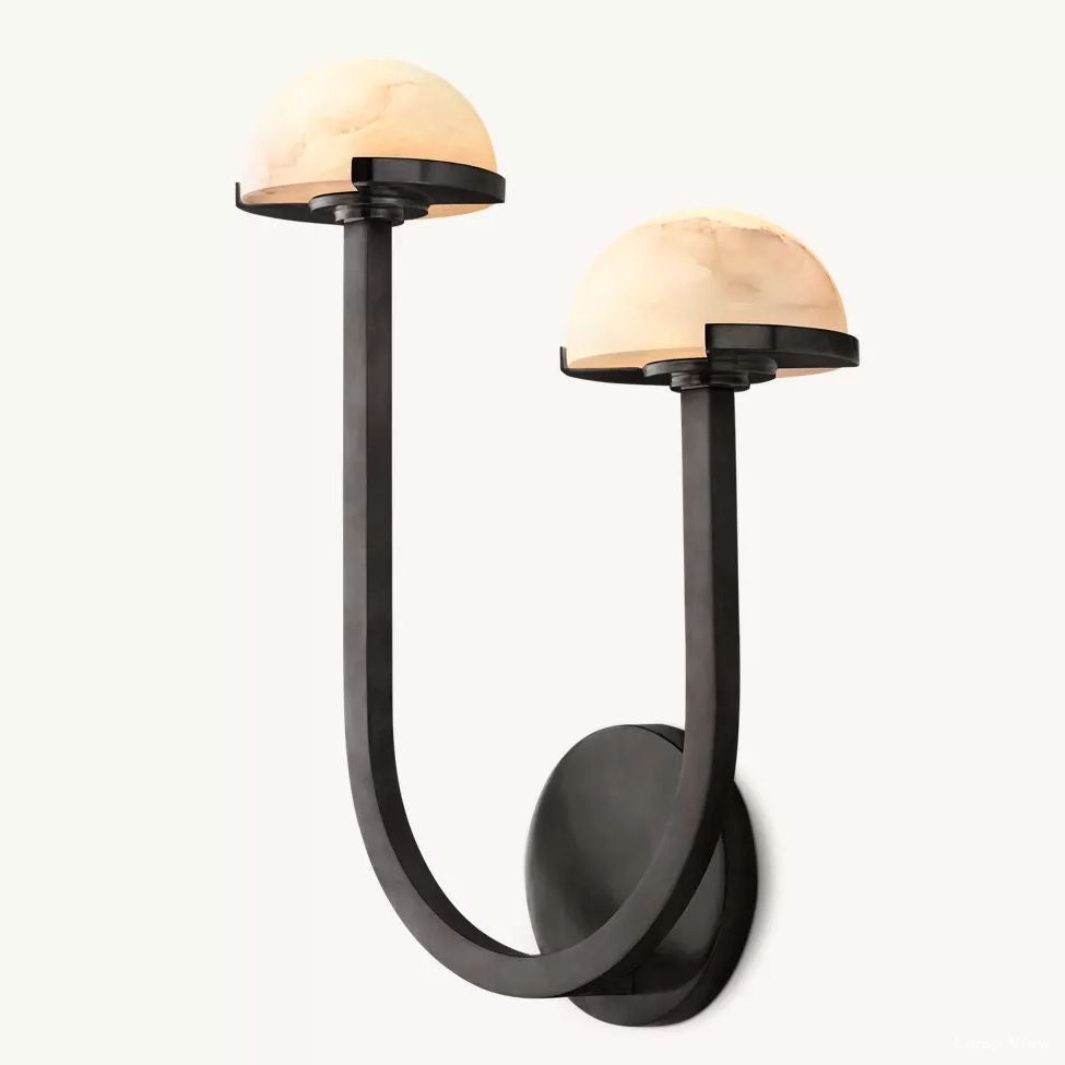 Perael Modular Dome Double Wall Sconce