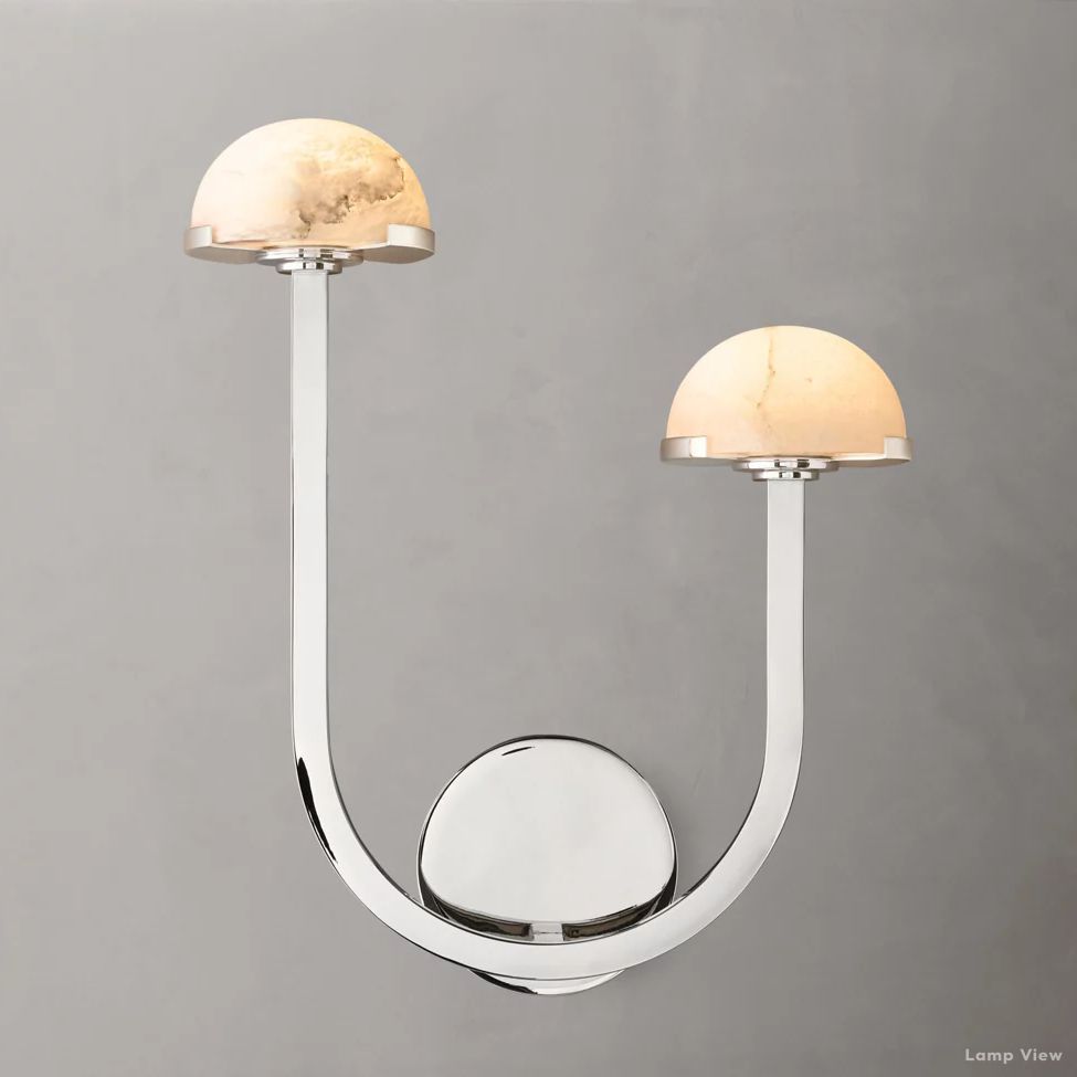 Perael Modular Dome Double Wall Sconce