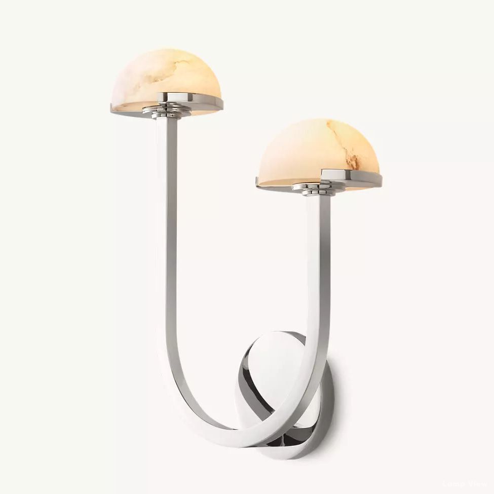 Perael Modular Dome Double Wall Sconce