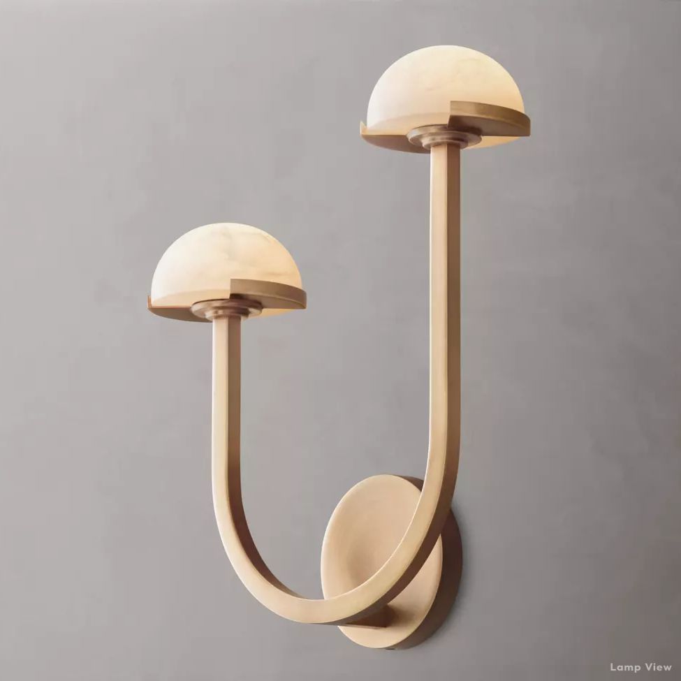 Perael Modular Dome Double Wall Sconce