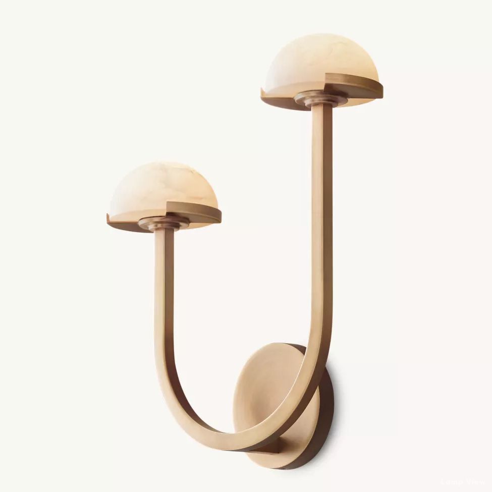 Perael Modular Dome Double Wall Sconce