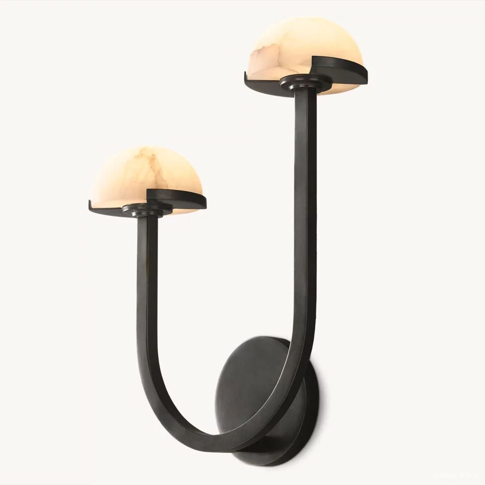 Perael Modular Dome Double Wall Sconce