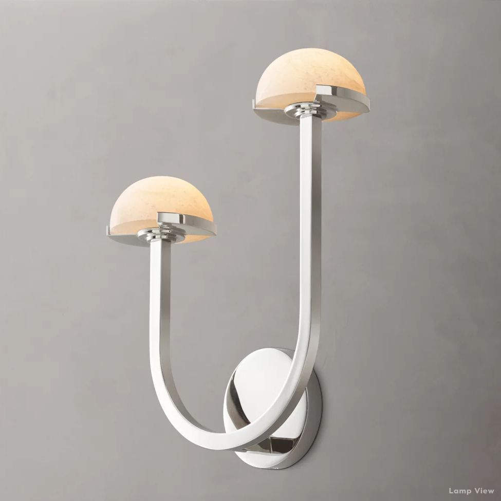 Perael Modular Dome Double Wall Sconce