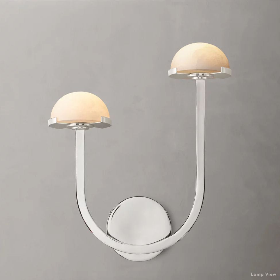 Perael Modular Dome Double Wall Sconce