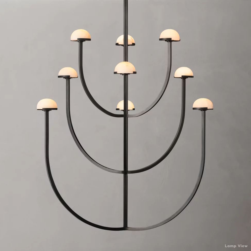 Perael Modular Dome Round Chandelier 40"