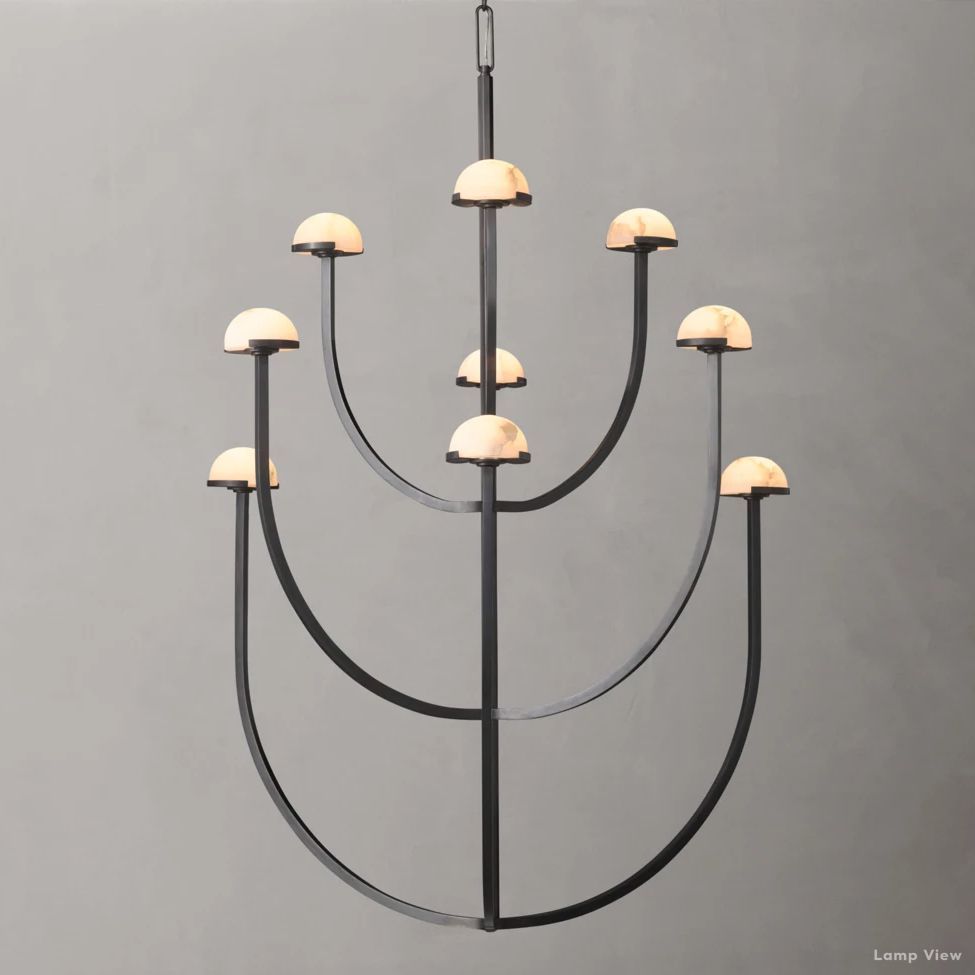 Perael Modular Dome Round Chandelier 40"