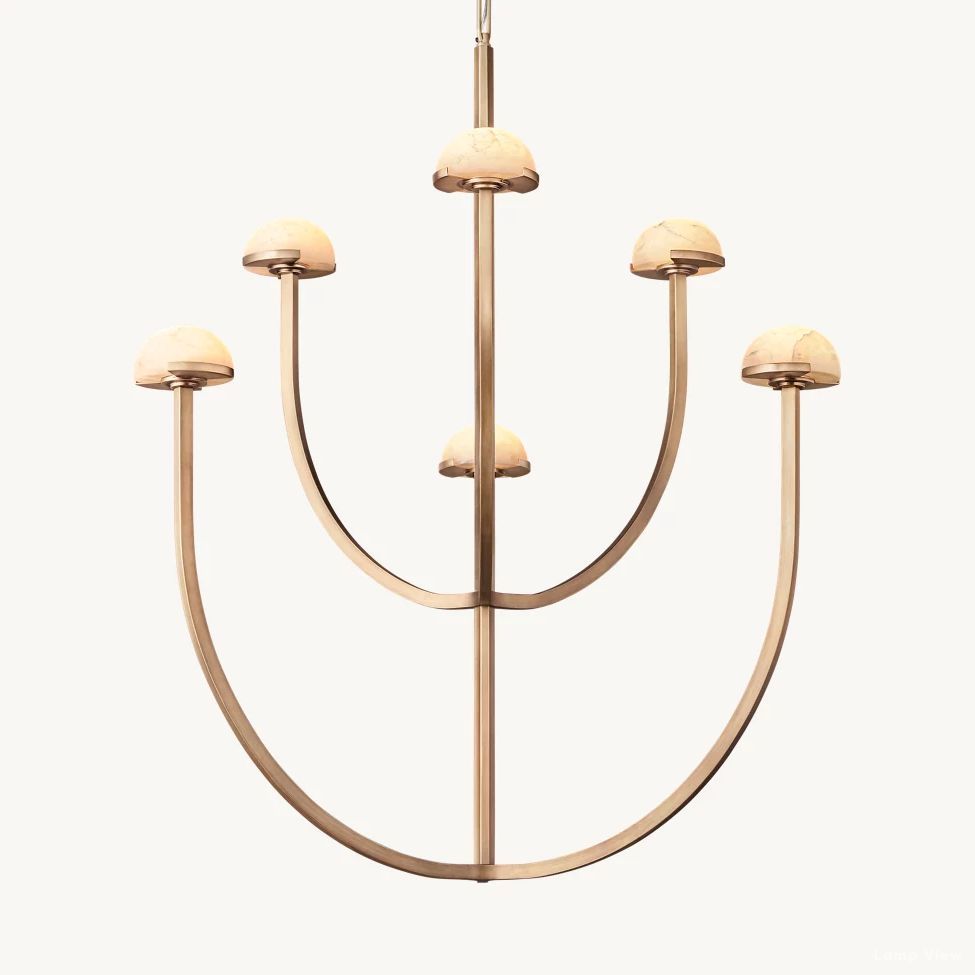 Perael Modular Dome Round Chandelier 32"