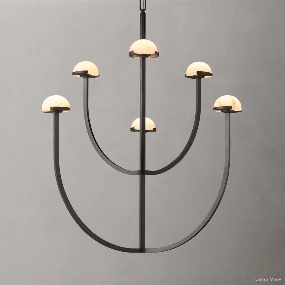 Perael Modular Dome Round Chandelier 32"