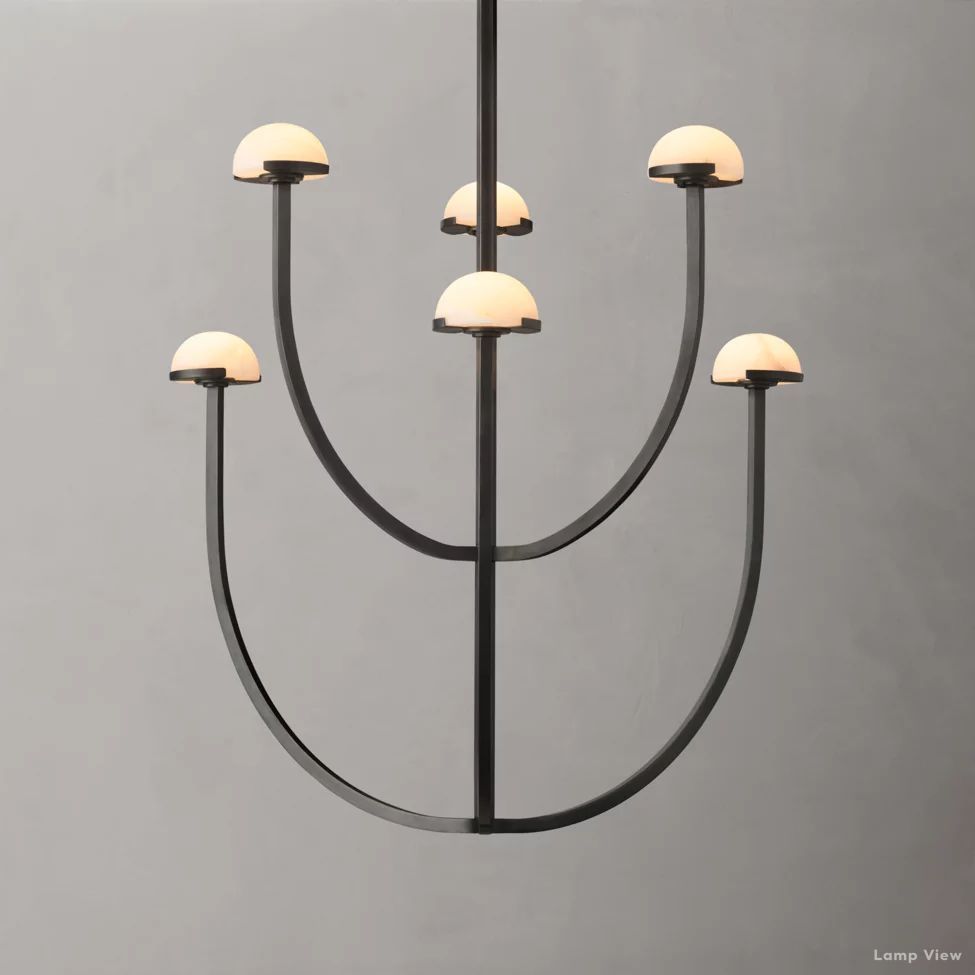 Perael Modular Dome Round Chandelier 32"