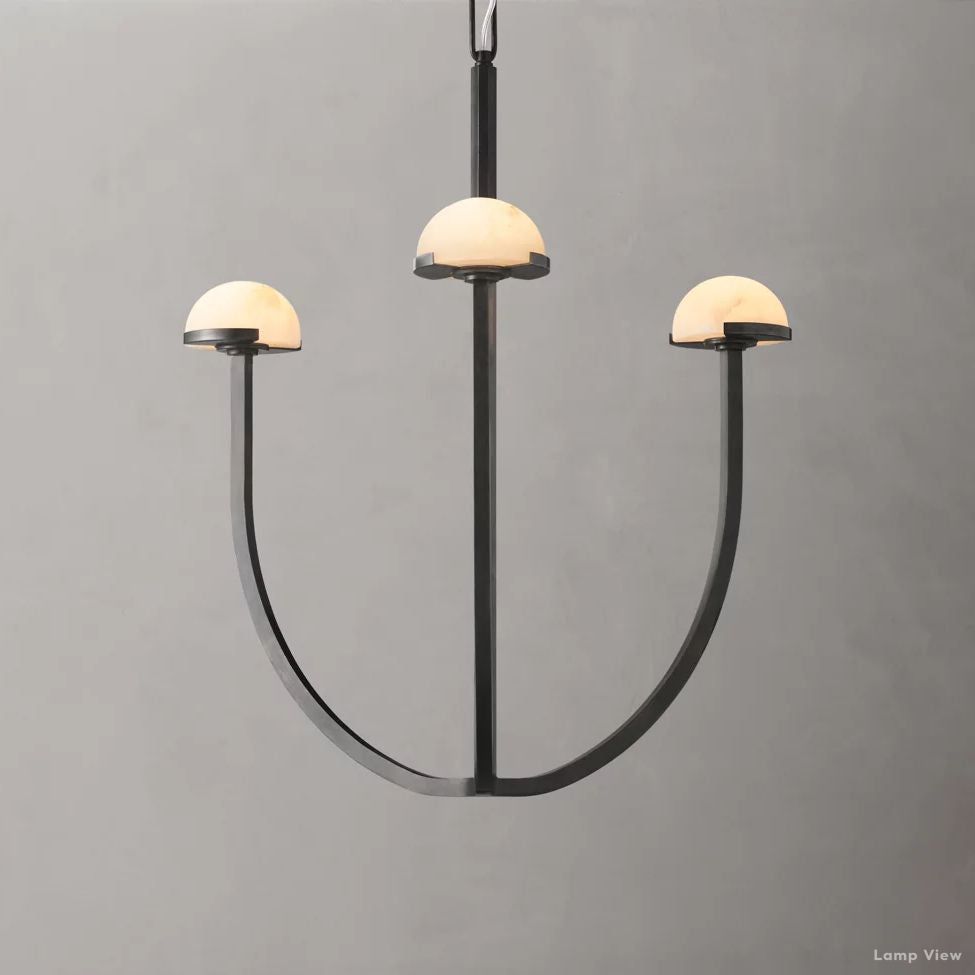 Perael Modular Dome Round Chandelier 24"