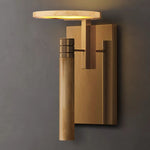 Maderno Clouded Alabaster Dome Wall Sconce