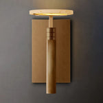 Maderno Clouded Alabaster Dome Wall Sconce