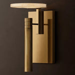 Maderno Clouded Alabaster Dome Wall Sconce