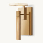 Maderno Clouded Alabaster Dome Wall Sconce
