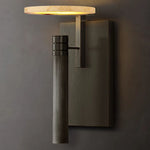 Maderno Clouded Alabaster Dome Wall Sconce