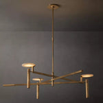 Maderno Clouded Alabaster Round Chandelier 45"