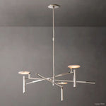 Maderno Clouded Alabaster Round Chandelier 45"