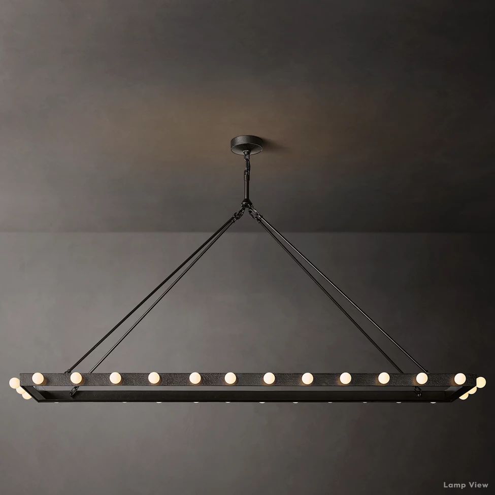 Vitoria Globe Border Linear Chandelier 72"