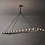 Vitoria Globe Border Linear Chandelier 72"