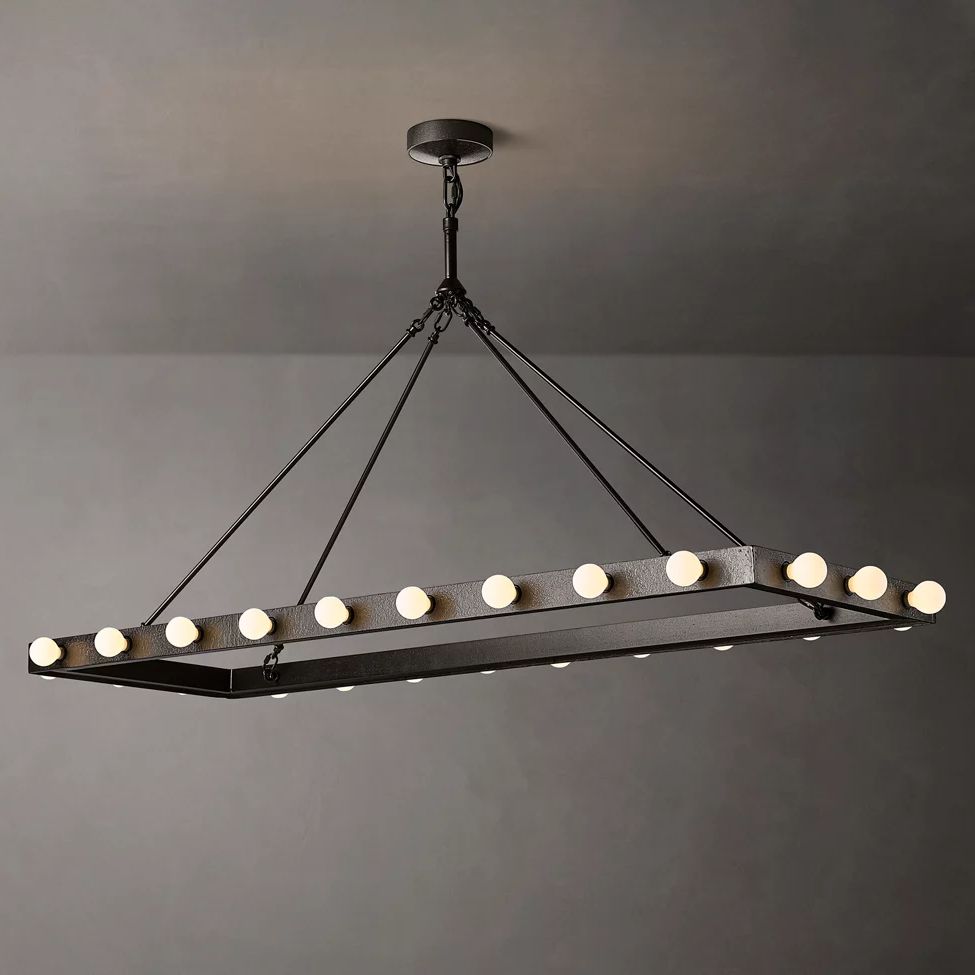 Vitoria Globe Border Linear Chandelier 54"