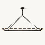 Vitoria Globe Border Linear Chandelier 54"