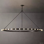 Vitoria Globe Border Round Chandelier 72"