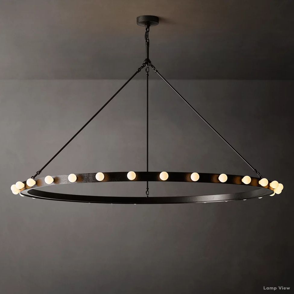Vitoria Globe Border Round Chandelier 60"