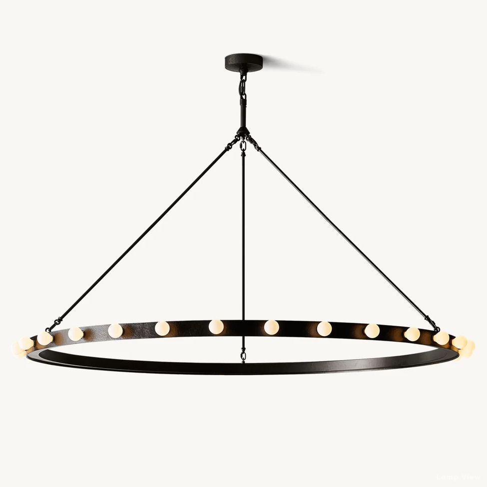 Vitoria Globe Border Round Chandelier 60"