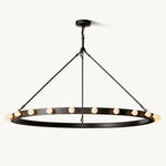 Vitoria Globe Border Round Chandelier 48"