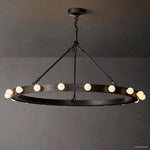 Vitoria Globe Border Round Chandelier 36"