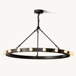 Vitoria Globe Border Round Chandelier 36"