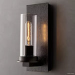 Ondra Charred Metal Wall Sconce