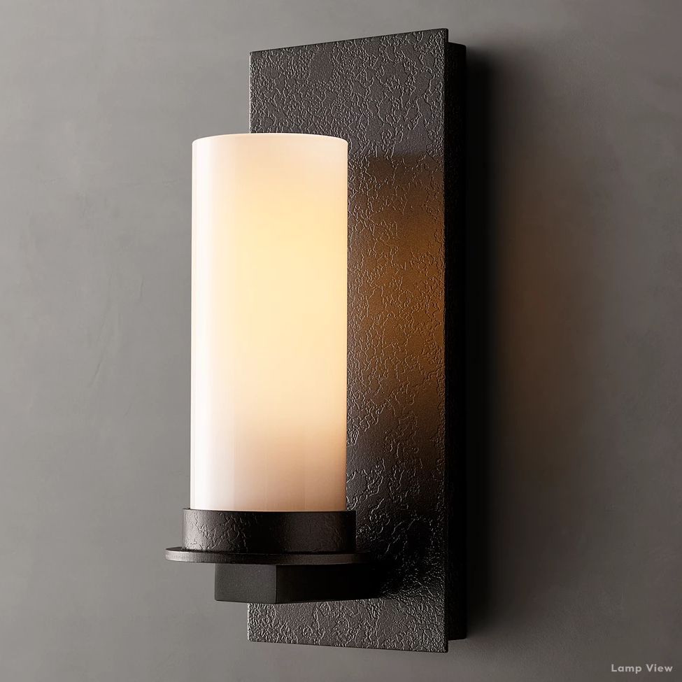 Ondra Charred Metal Wall Sconce