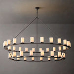 Ondra Two-Tier Round Chandelier 72"