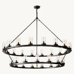 Ondra Two-Tier Round Chandelier 60"