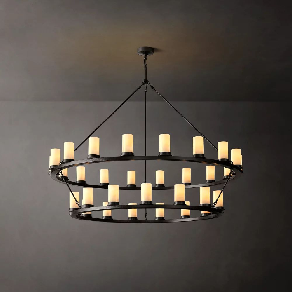 Ondra Two-Tier Round Chandelier 60"