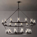 Ondra Two-Tier Round Chandelier 48"