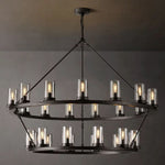 Ondra Two-Tier Round Chandelier 48"