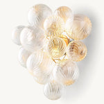 Trellor Spiraled Globe Wall Sconce