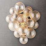 Trellor Spiraled Globe Wall Sconce