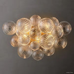 Trellor Spiraled Globe Wall Sconce