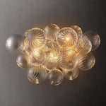 Trellor Spiraled Globe Wall Sconce