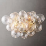 Trellor Spiraled Globe Wall Sconce