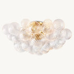 Trellor Spiraled Globe Flush Mount