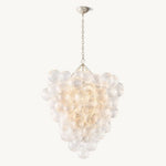 Trellor Spiraled Globe Entry Chandelier 36"